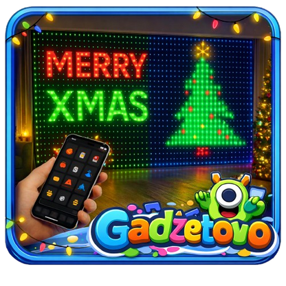 Super Kurtyna RGB™ - Programowalne, Napisy, Grafiki i Animacje